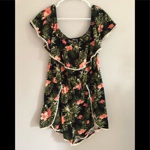 Charlotte Russe off the shoulder romper